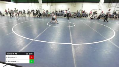 120 lbs Consi Of 16 #2 - Adrian Canales, VA vs Chase Brodersen, NJ