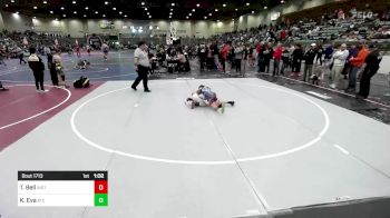 78 lbs Quarterfinal - Taylor Bell, Institute Of Combat vs Kellen Eva, Atc