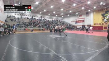 190 lbs 5th Place Match - Michael Feeney, Dublin Coffman vs Shane Saito, Perrysburg