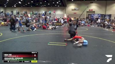 52 lbs Finals (8 Team) - Emmanuel Morales, American Gladiators vs Ren Tse, East Kansas Eagles