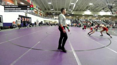 174 lbs Cons. Round 3 - Carter Fawcett, Arizona Christian University vs Christopher Bauer, Missouri Baptist University