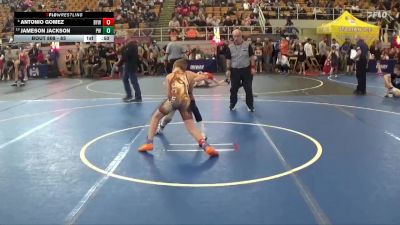 83 lbs Champ. Round 2 - Jameson Jackson, Pursuit Wrestling vs Antonio Gomez, Beavercreek Youth Wrestling