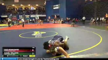 170 lbs Champ. Round 1 - Zach Borkowski, Downingtown West vs Daniel Williams, Lake Highland Prep