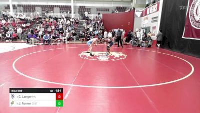 165 lbs Quarterfinal - Christian Lange, Mt. Pisgah Christian vs Jack Turner, Chattanooga Christian