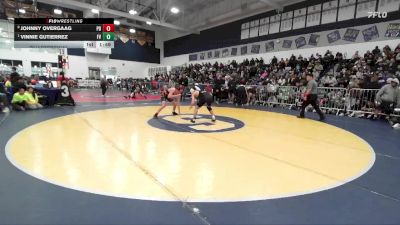 138 lbs Quarterfinal - Vinnie Gutierrez, Fountain Valley vs Johnny Overgaag, Palm Desert