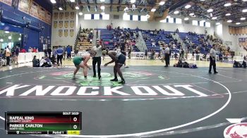 190 Gold Quarterfinal - Rafeal King, Colquitt County vs Parker Carlton, North Hall