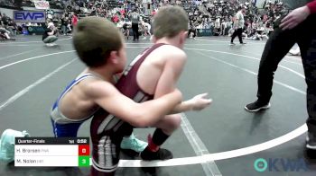 64 lbs Quarterfinal - Hayes Brorsen, Perry Wrestling Academy vs Mason Nolan, HBT Grapplers