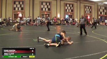 150 lbs Quarterfinals (8 Team) - Duke Martin, Mat Assassins Red vs Reid Clausi, Olympic