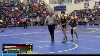 106 lbs Cons. Round 3 - Dayton Klubertanz, Franklin vs Carter Krouse, Columbia City