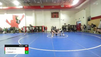 138 lbs Champ. Round 2 - Amin Mardanzai, Franklin Central vs Lucas Cadwell, Contenders Wrestling Academy