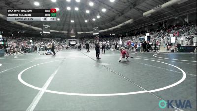 55 lbs Consi Of 8 #2 - Dax Whittington, Duncan Demon Wrestling vs Luxton Sullivan, Cushing Tigers