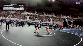 126-D2 Quarterfinal - Harper Frost, Mica Mountain High School vs Vonetta Merrell, Coconino High School