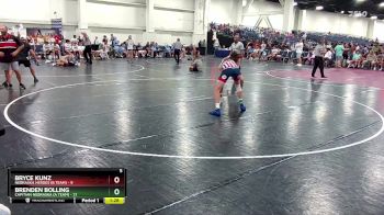 157 lbs Placement (16 Team) - Bryce Kunz, Nebraska Heroes (B Team) vs Brenden Bolling, Capitian Nebraska (A Team)