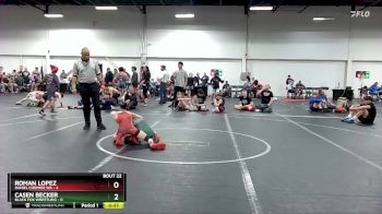 76 lbs Round 6 (8 Team) - Roman LOPEZ, Daniel Cormier WA vs Casen Becker, Black Fox Wrestling
