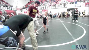 46 lbs Consi Of 16 #2 - Asa Davis, Piedmont vs Caleb Carraway, Rough Riders