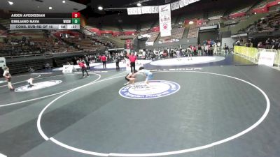 126 lbs Cons. Sub-rd Of 16 - Aiden Avedissian vs Emiliano Nava, Windsor High School Wrestling