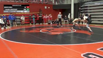 138 lbs Champ. Round 1 - Brock Bell, Iowa City, Liberty vs Caleb Lightfoot, Dubuque Hempstead