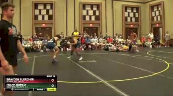 170 lbs Finals (8 Team) - Frank Romeo, Southern/Triumph vs Brayden Zuercher, Revival Yellow