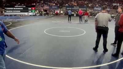 D 1 106 lbs Champ. Round 1 - Mason Cothern, Live Oak vs Cooper Mcnamara, Terrebonne