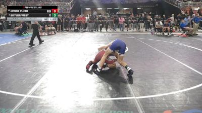 138 3A Champ. Round 1 - Javier Puchi, Riverview (Sarasota) vs Skyler West, Ft Pierce Central