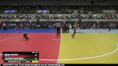 65 lbs Champ. Round 2 - Maverick Masching, Westfield Razorbacks Wrestling vs Brock Becker, DC Elite