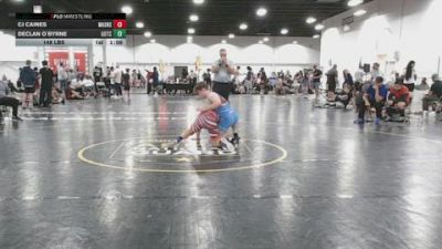 148 lbs Rr Rnd 2 - CJ Caines, Mat Assassins Gold - BHSE vs Declan O`Byrne, Team Gotcha - BHSE