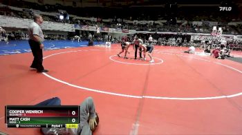 120 lbs Semis & Wb (16 Team) - Cooper Wenrich, Nazareth vs Matt Cash, Ridge