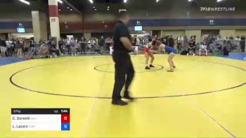 57 kg Consi Of 16 #1 - Carissa Qureshi, California vs Leilani Lazaro, Northview High School Wrestling