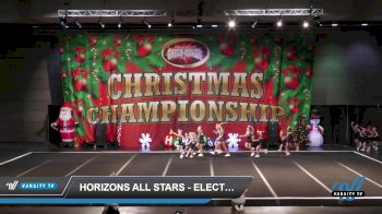 Horizons All Stars - Electric [2022 L1 Youth - Novice - Restrictions 12/3/2022] 2022 Cheer Power Holiday Showdown Galveston
