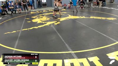 182 lbs Round 2 - Zahcory Jacobs-McDonald, Bethel Freestyle Wrestling Club vs Jackson Wittmer, Nikiski Freestyle Wrestling Club