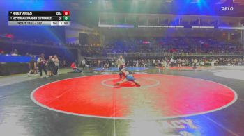 157 lbs Champ. Round 2 - Victor-Alexander Gutierrez, Central Catholic vs Riley Arias, Calaveras