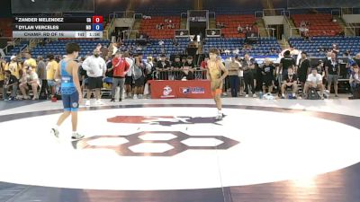 88 lbs Champ. Rd Of 16 - Zander Melendez, California vs Dylan Verceles, Maryland