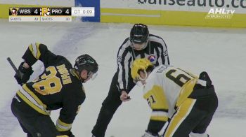 eorgii Merkulov Scores In Final Two Seconds Of Overtime As The Providence Bruins Come Back From 4-1 Deficit, Win 5-4