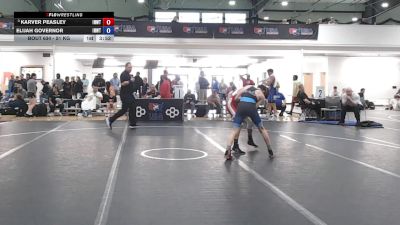 51 kg Cons. Semis - Karver Peasley, Inland Northwest Wrestling Training Center vs Elijah Governor, Inland Northwest Wrestling Training Center