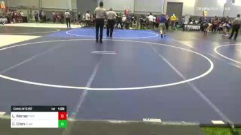 78 lbs Consi Of 8 #2 - Lincoln Werner, Interior Grappling Academy vs Caydin Chan, Team Reign