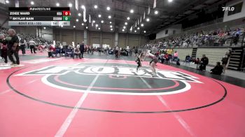 100 lbs Cons. Round 4 - Skylar Bain, Seckman vs Zoiee Ward, Nixa