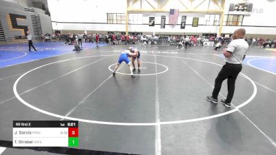 125F lbs Rr Rnd 2 - Jimmy Garcia, Franklin&Marshall vs Teague Strobel, Hofstra