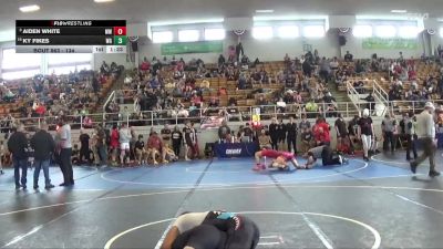134 lbs Semifinal - Aiden White, Marysville Wrestling vs Ky Fikes, West Geauga