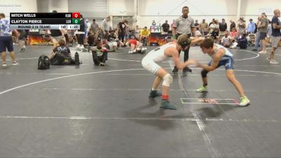 120 lbs Round 2 (4 Team) - Clayton Pierce, Level Up Black vs Mitch Wells, Reverence United White