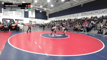 150 lbs Semifinal - Niko Valenzuela, Fountain Valley vs Turner Yanagisawa, Mayfair