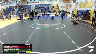 120 Gold Semifinal - Nicholas Schuyler, Camden vs Antonio Morales, Southwest Miami