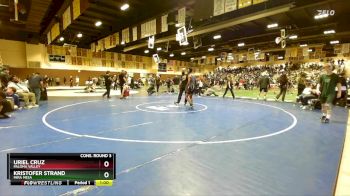 120 lbs Cons. Round 3 - Uriel Cruz, Paloma Valley vs Kristofer Strand, Mira Mesa