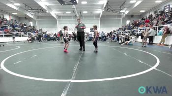 64-67 lbs 3rd Place - Rhett Coslow, Coalgate Wildcat Wrestling Club vs Everson Long, Marlow Outlaws