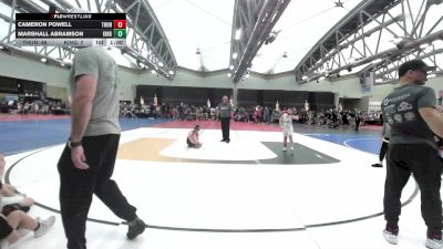 85 lbs Rr Rnd 1 - Cameron Powell, Thunderstruck K3 vs Marshall Abramson, Kingsway K-3