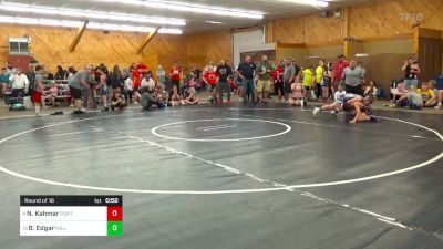 98 lbs Round Of 16 - Nycholas Kahmar, Port Jervis vs Blake Edgar, Millville