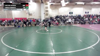 157 lbs Consi Of 8 #2 - Hector Aponte, Montville/Plainfield vs Amilio Venditti, Jonathan Law