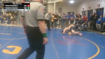 121 lbs Quarterfinal - Titus Colangelo, Franklin Regional vs Robert Cordova, Thomas Jefferson