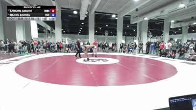 U17 FS - 71 lbs Cons. Round 5 - Laramie Gibson, Mid Valley Wrestling Club vs Daniel Acosta, Panhandle RTC