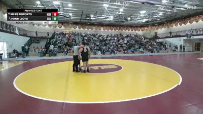 285 lbs Champ. Round 1 - Jakob Lloyd, Green River vs Miles Doporto, Rock Springs