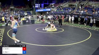 100 lbs 5th Place - Caden Smith, Virginia vs Alexander Diaz, Pennsylvania